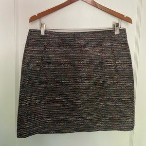 Loft size 8 multicolor skirt
